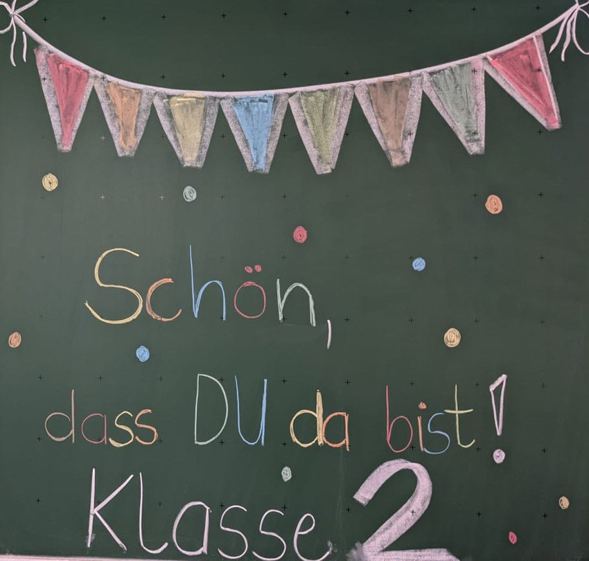 schön, dass du da bist